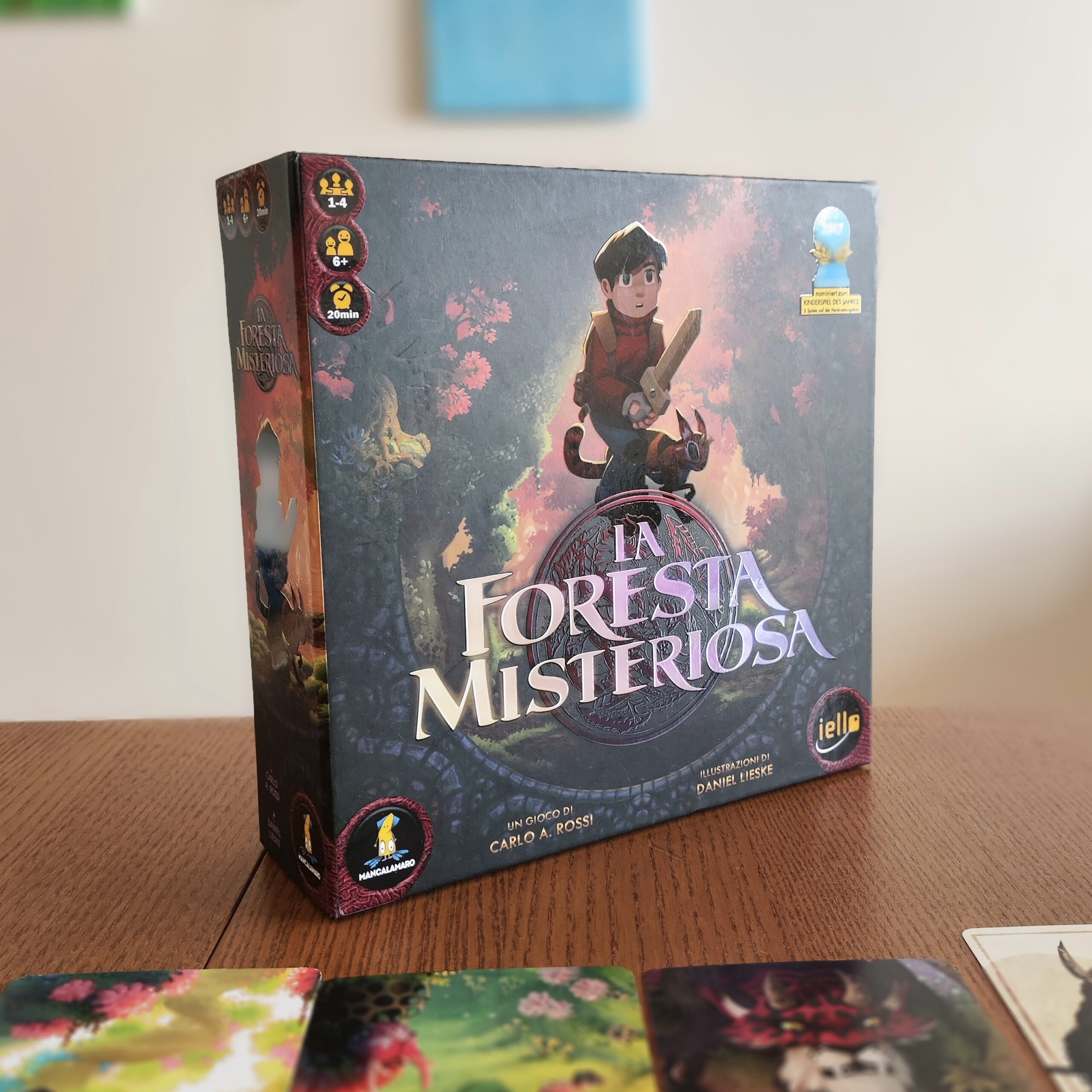 La Foresta Misteriosa, gioco da tavolo