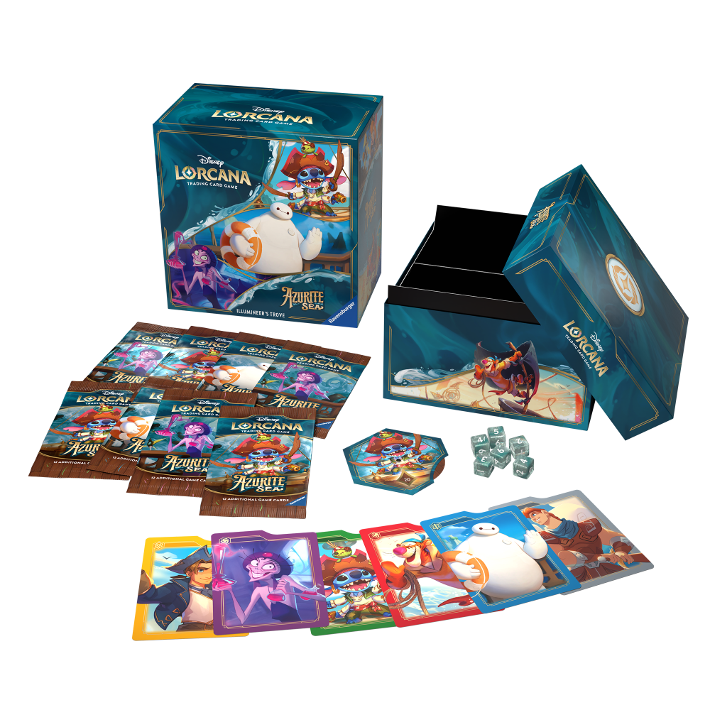 Disney Lorcana Mare di Azzurrite Illumineer's Trove
